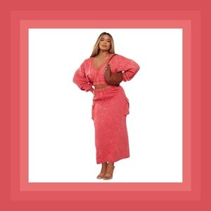 PrettyLittleThing Red Crop Top